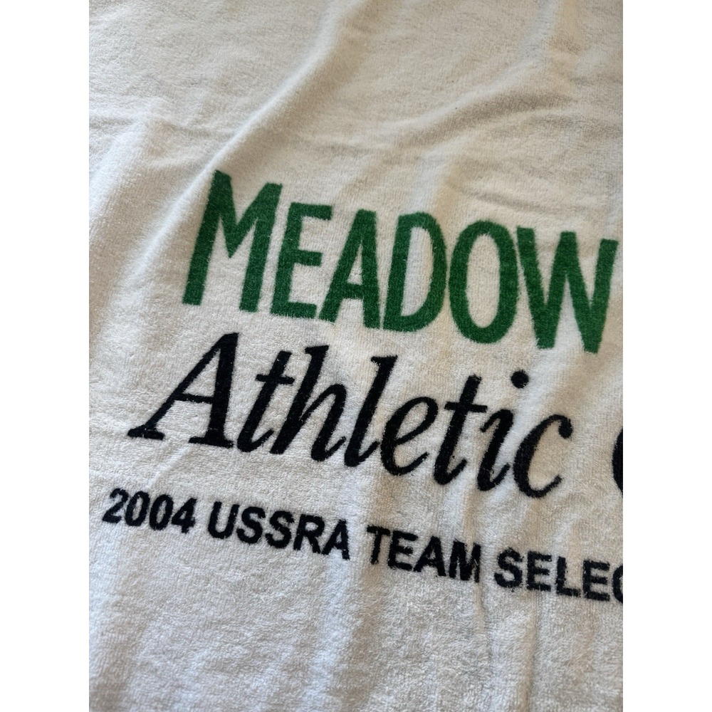 Vintage Meadow Mill Athletic Club USSRA 2004 Towel Squash Racket Baltimore MD - Picture 5 of 9